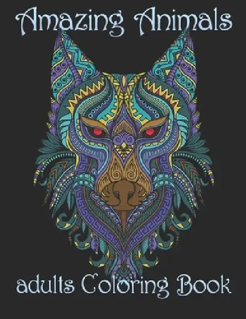 Amazing Animals: adults Coloring Book by Yo Noto