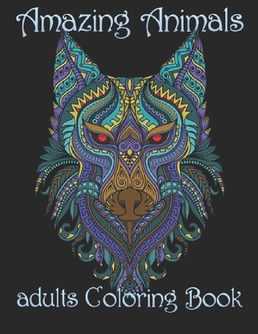 Amazing Animals: adults Coloring Book by Yo Noto