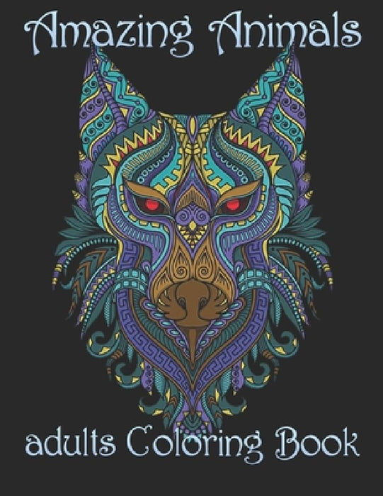 Amazing Animals: adults Coloring Book by Yo Noto