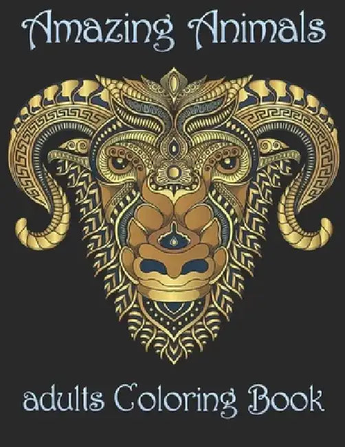 Amazing Animals: adults Coloring Book by Yo Noto