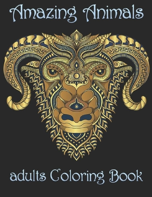 Amazing Animals: adults Coloring Book by Yo Noto