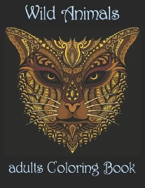 Wild Animals: adults Coloring Book by Yo Noto