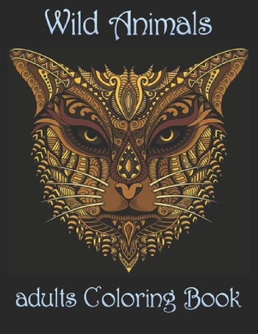 Wild Animals: adults Coloring Book by Yo Noto