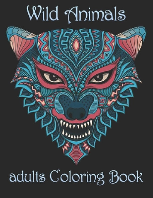 Wild Animals: adults Coloring Book by Yo Noto