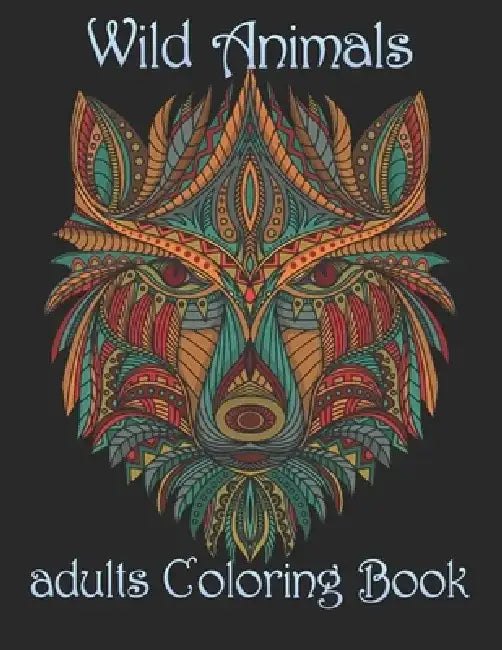 Wild Animals: adults Coloring Book by Yo Noto