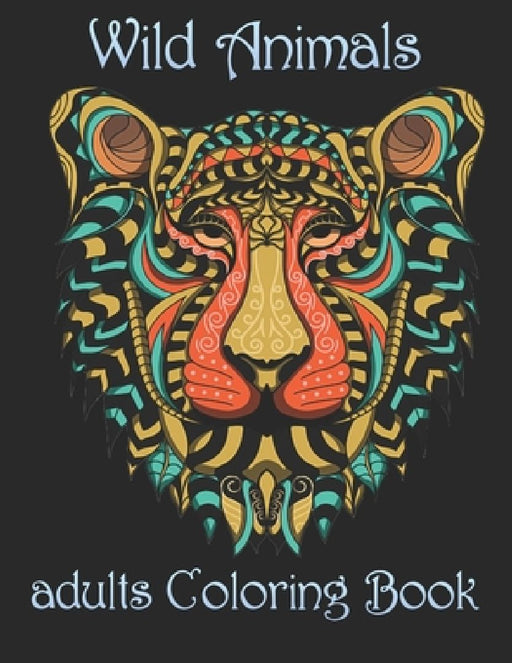 Wild Animals: adults Coloring Book by Yo Noto