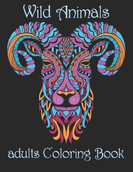Wild Animals: adults Coloring Book by Yo Noto