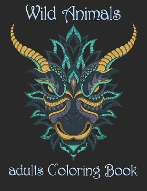 Wild Animals: adults Coloring Book by Yo Noto