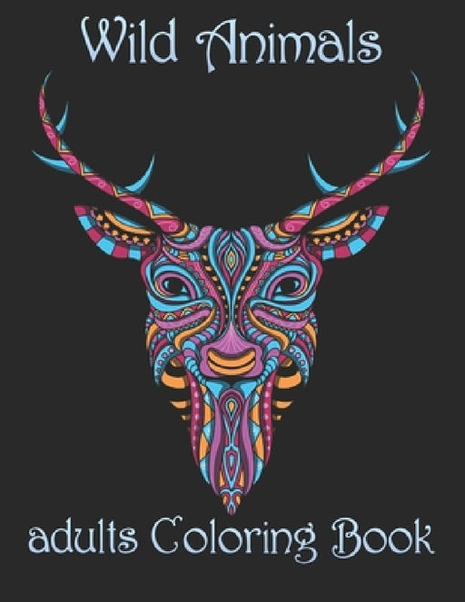Wild Animals: adults Coloring Book by Yo Noto