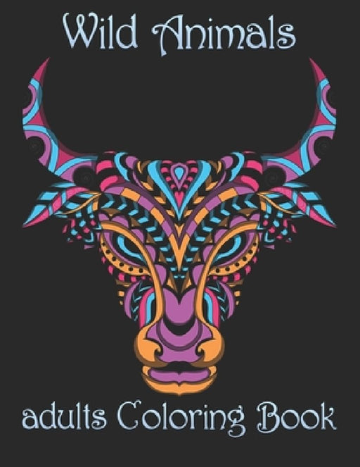 Wild Animals: adults Coloring Book by Yo Noto