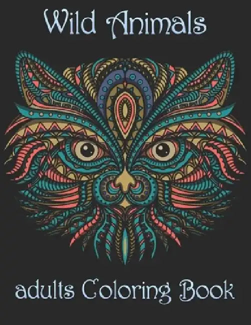 Wild Animals: adults Coloring Book by Yo Noto