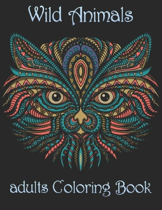 Wild Animals: adults Coloring Book by Yo Noto