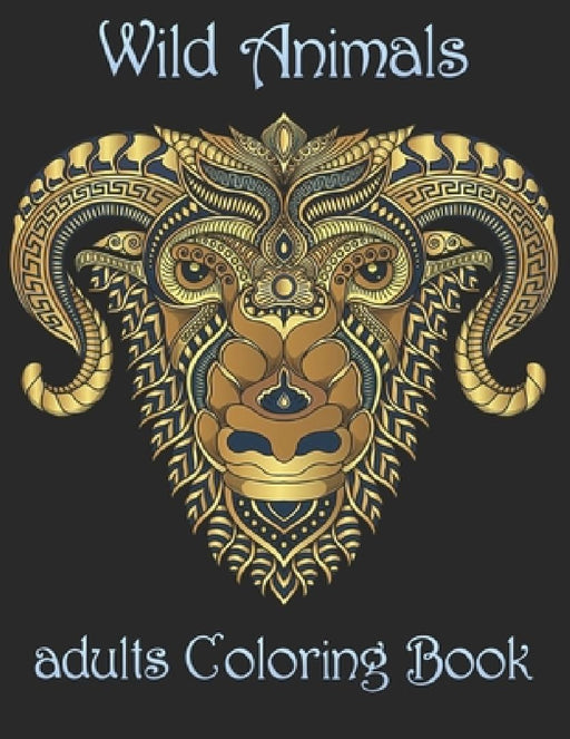 Wild Animals: adults Coloring Book by Yo Noto