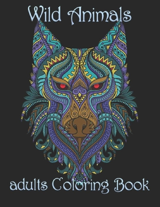 Wild Animals: adults Coloring Book by Yo Noto