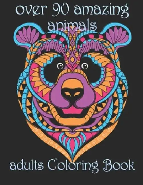 over 90 amazing animals: adults Coloring Book by Yo Noto