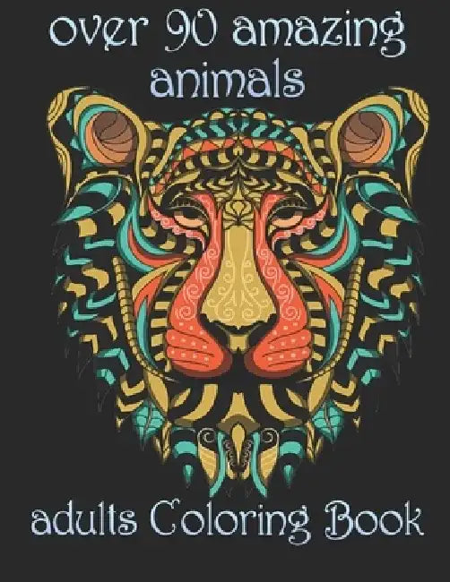 over 90 amazing animals: adults Coloring Book by Yo Noto