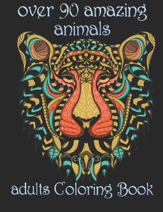 over 90 amazing animals: adults Coloring Book by Yo Noto