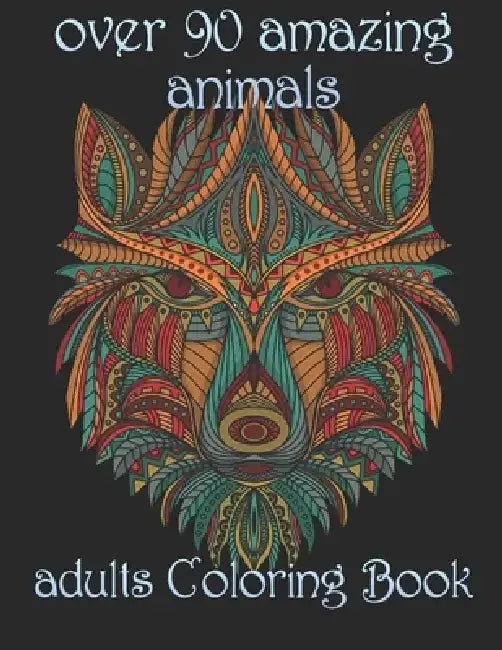 over 90 amazing animals: adults Coloring Book by Yo Noto