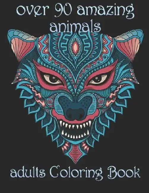 over 90 amazing animals: adults Coloring Book by Yo Noto
