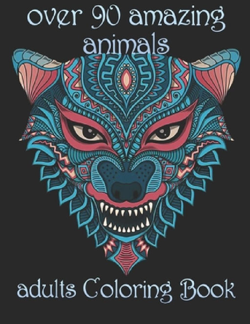 over 90 amazing animals: adults Coloring Book by Yo Noto