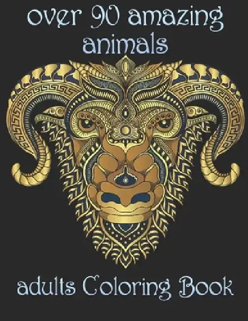 over 90 amazing animals: adults Coloring Book by Yo Noto