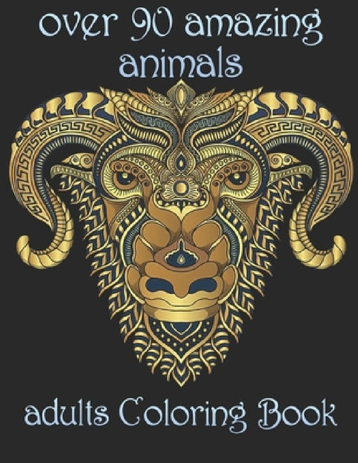 over 90 amazing animals: adults Coloring Book by Yo Noto