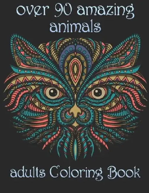 over 90 amazing animals: adults Coloring Book by Yo Noto