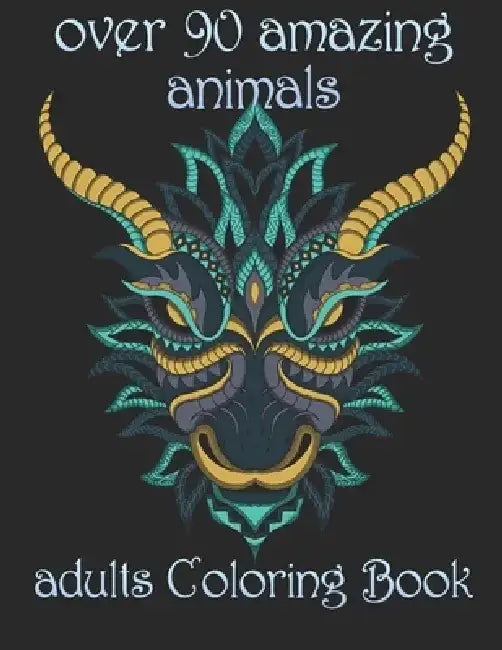 over 90 amazing animals: adults Coloring Book by Yo Noto