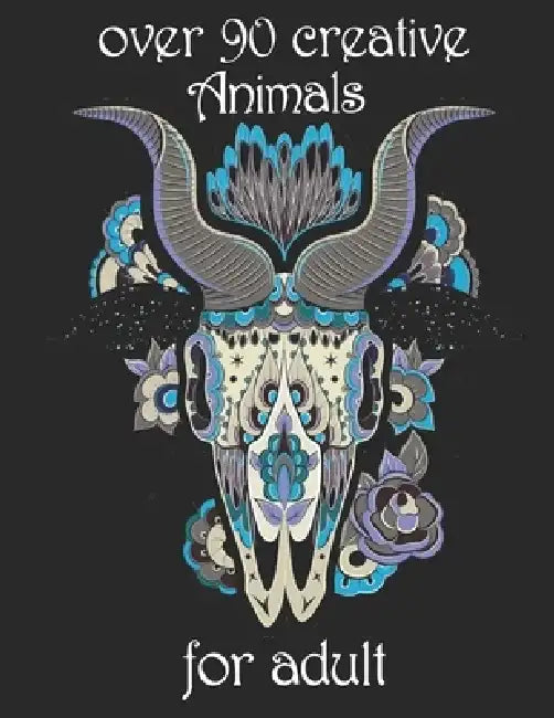 over 90 creative Animals for adult: Coloring Book with Lions, Elephants, Owls, Horses, Dogs, Cats, and Many More! (Animals with Patterns Coloring Book by Yo Noto