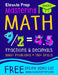 Mastering Math Fractions and Decimals: 3000+ Problems - 180+ Drills - Adding, Subtracting, Multiplying, Dividing, Converting, Comparing and More! by Elevate Prep