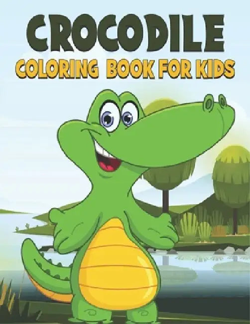 Crocodile Coloring Book For Kids: 50 Crocodile Coloring Pages by Rr Publications