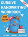 Cursive Handwriting Workbook for Teens: Cursive workbook for teens tweens & young by Sultana Publishing