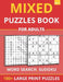 Mixed Puzzles Book For Adults - Word Search, Sudoku: 100+ Large Print Puzzles For Adults & Seniors (Vol 1) by Funafter Books