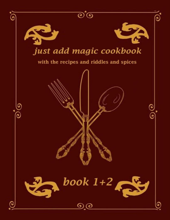 just addmagic cookbook with the recipes and riddles and spices by Magicbooks, John