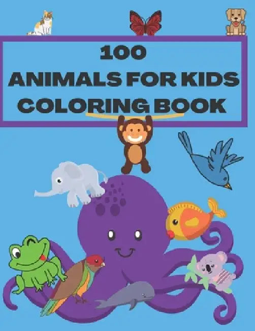 animal coloring book for kids: big coloring books for kids by Salmata Bah