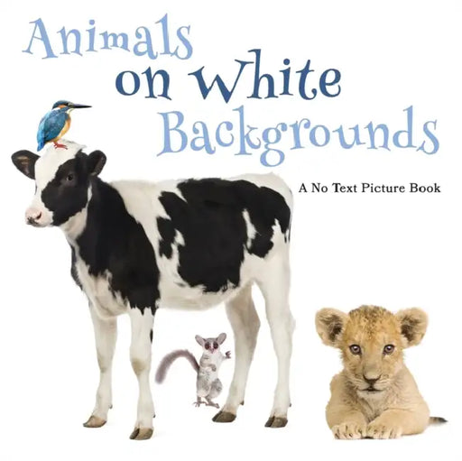 Animals on White Backgrounds, A No Text Picture Book: A Calming Gift for Alzheimer Patients and Senior Citizens Living With Dementia by Lasting Happiness