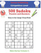 500 Competitive Sudoku Puzzles and Answers Beta Series Volume 5: Easy to See Large Clear Print by Genius Publishing