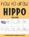 How to Draw Hippo for Kids by Sonia Rai