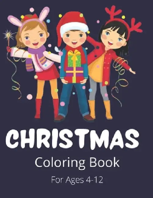 Christmas Coloring Book: A Cute Winter Holiday Relaxing Christmas Scenes Coloring Book for Kids by Mary Nova