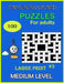 Crossword puzzles for adults: 100 large print medium level by N. R. Color