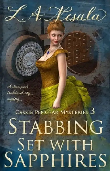 Stabbing Set with Sapphires by L. a. Nisula