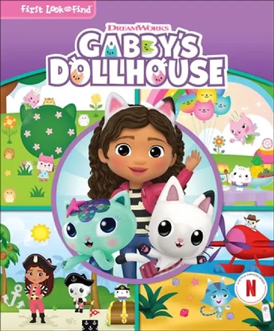 DreamWorks Gabby's Dollhouse: First Look and Find by Pi Kids