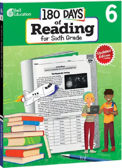 180 Days of Reading for Sixth Grade, 2nd Edition by Joe Rhatigan