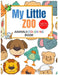 My Little Zoo: Animals Fun Coloring Book For Kids Ages 4-8 by Islandstone Publishing