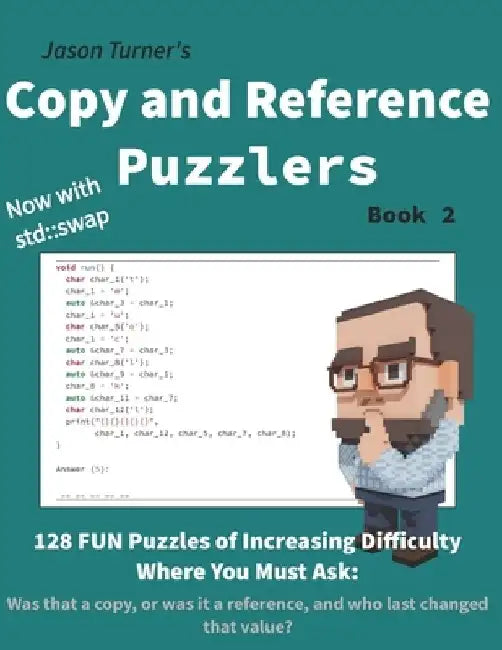 Copy and Reference Puzzlers - Book 2: 128 FUN Puzzles by Jason Turner