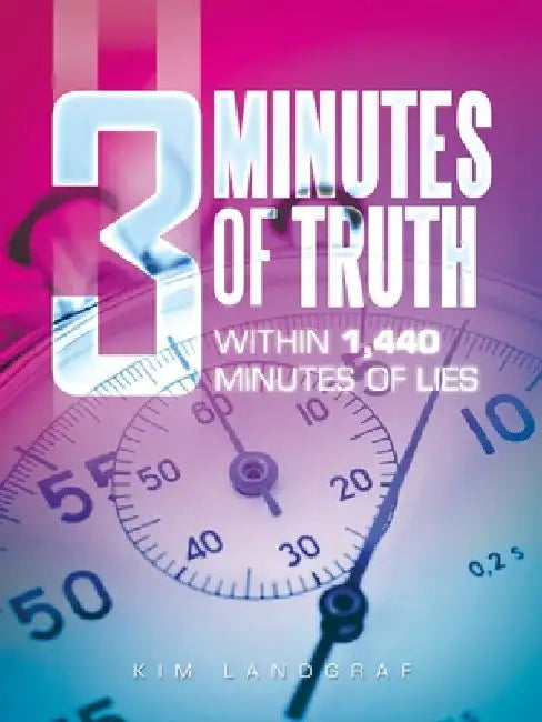 3 Minutes of Truth Within 1,440 Minutes of Lies by Kim Landgraf