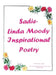 Sadie-Linda Moody Inspirational Poetry by Sadie L. Moody