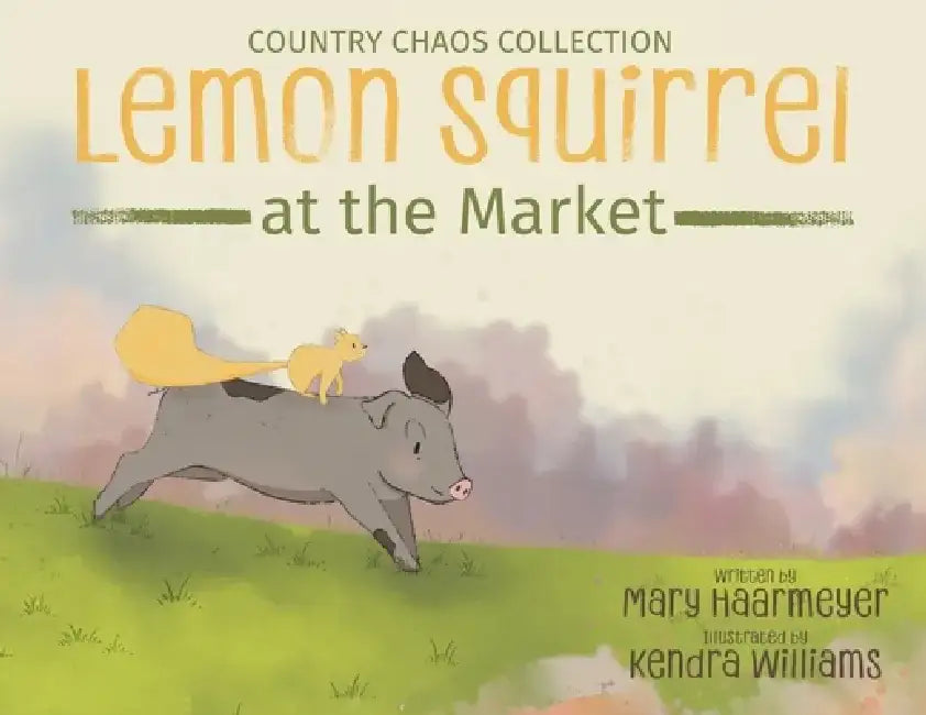 Lemon Squirrel at the Market by Mary Haarmeyer