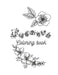 Flowers coloring book by Hanna Dudar