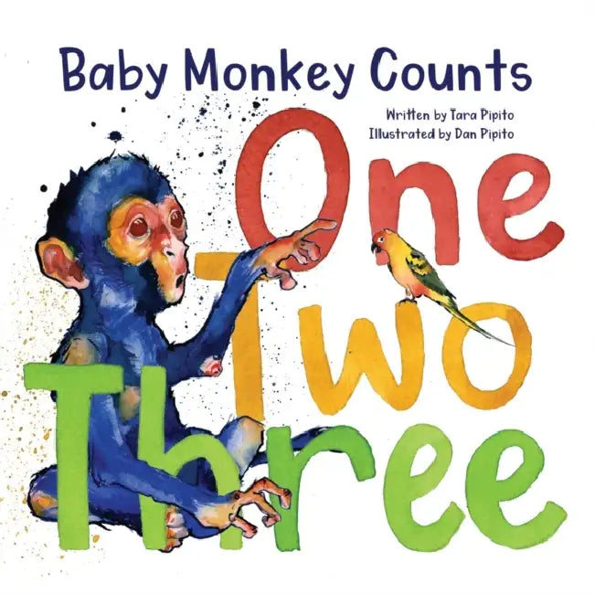 Baby Monkey Counts by Tara Pipito